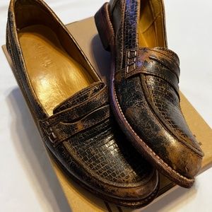 Bed Stu Cobbler Series Mae distressed leather loafers